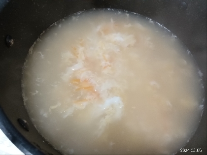 卵ふわふわ♡中華風卵スープ