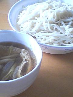 鴨南蛮風な鶏南蛮うどん