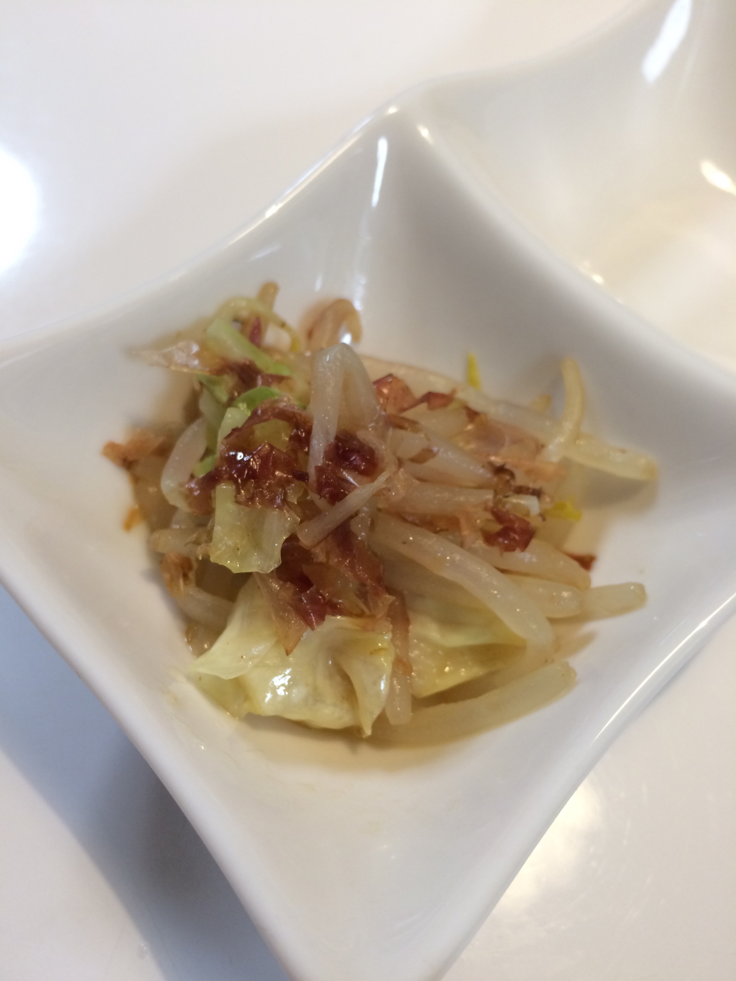 もやしとキャベツのおかか和え