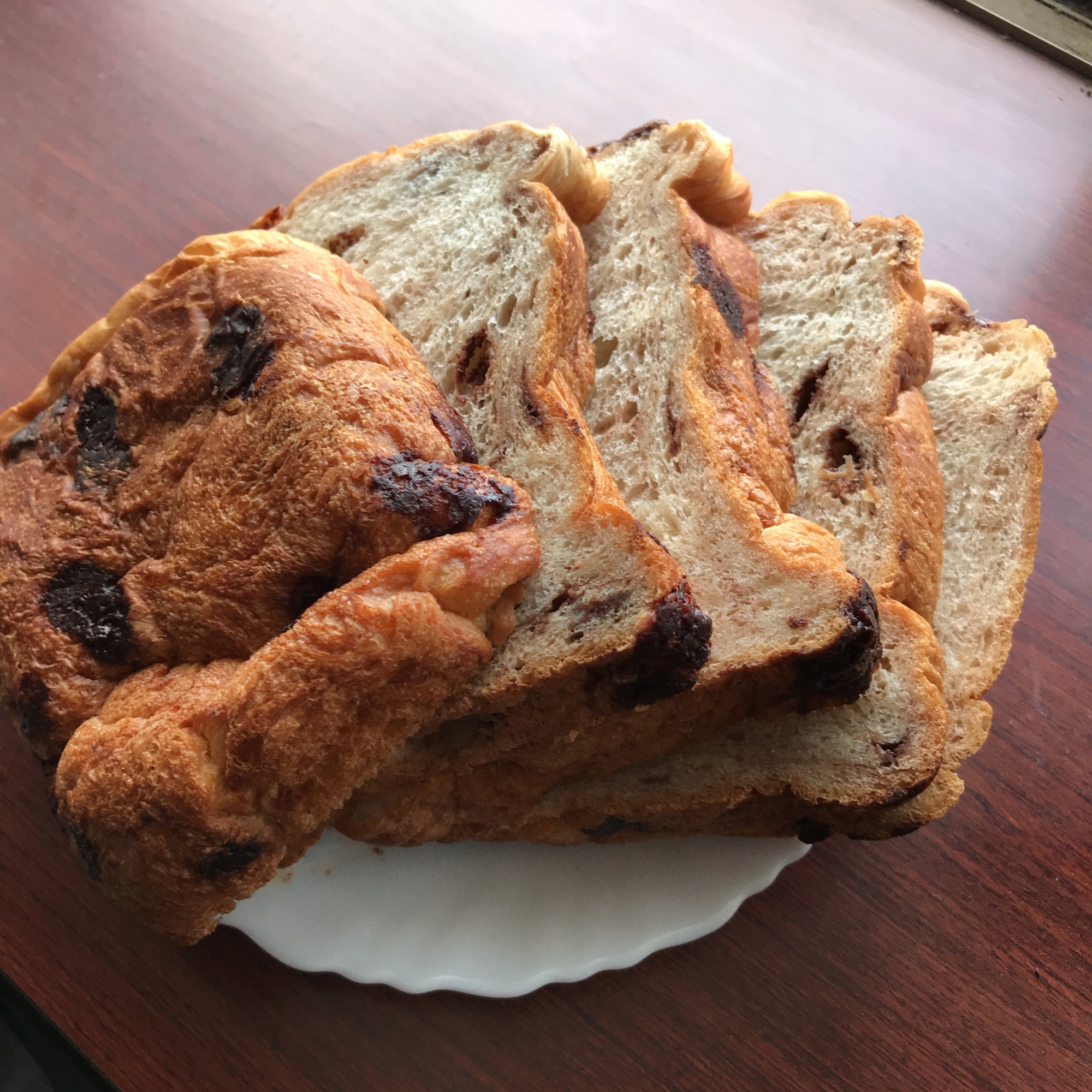 チョコたっぷり Hbでチョコ食パン レシピ 作り方 By Kucha 楽天レシピ