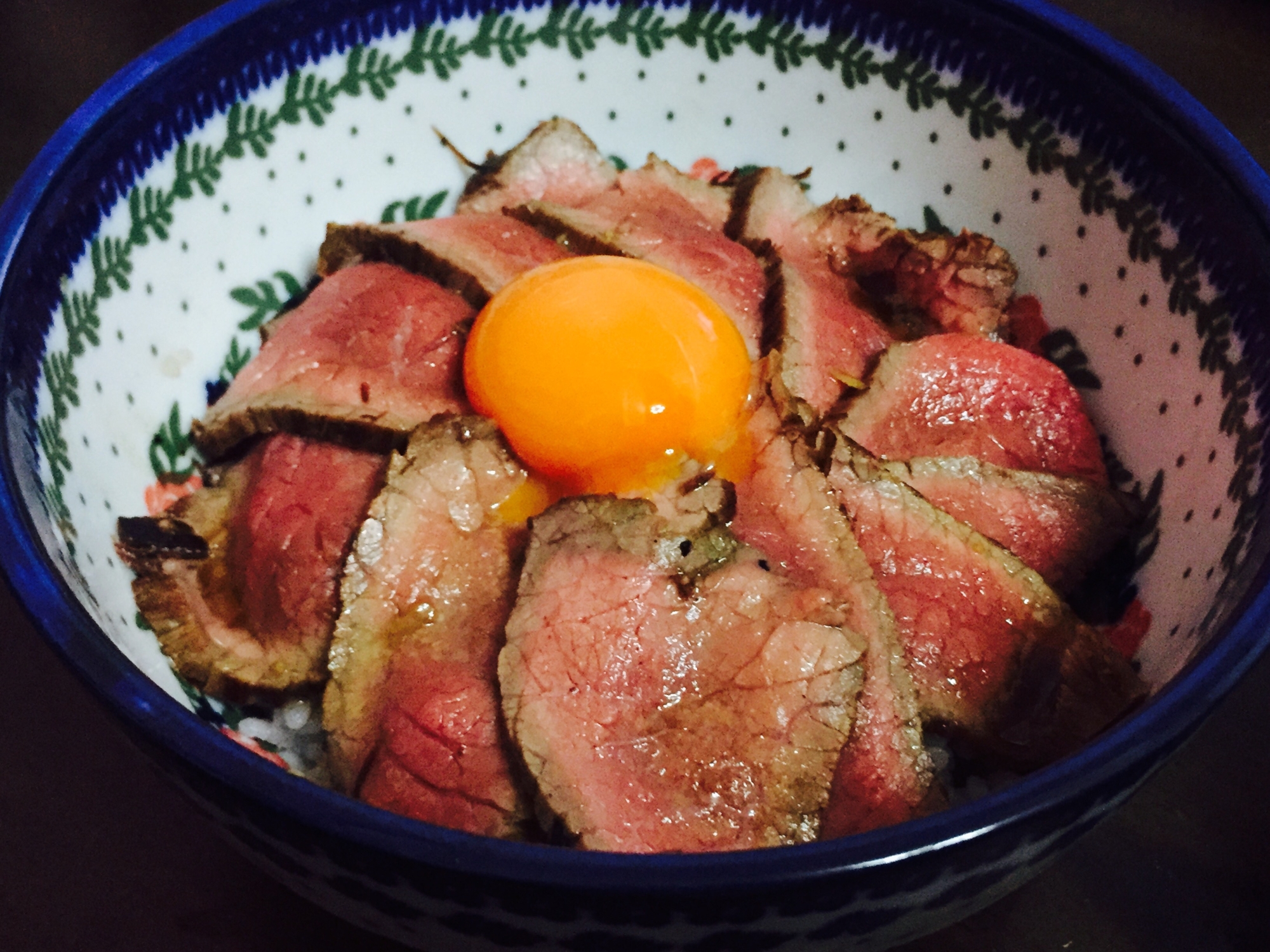 ガッツリ！和風ローストビーフ丼