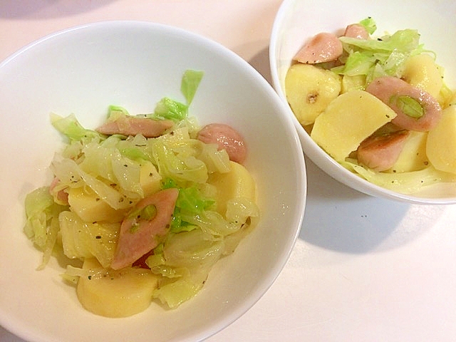 じゃがいもと枝豆ウインナの☆美味しいサラダ