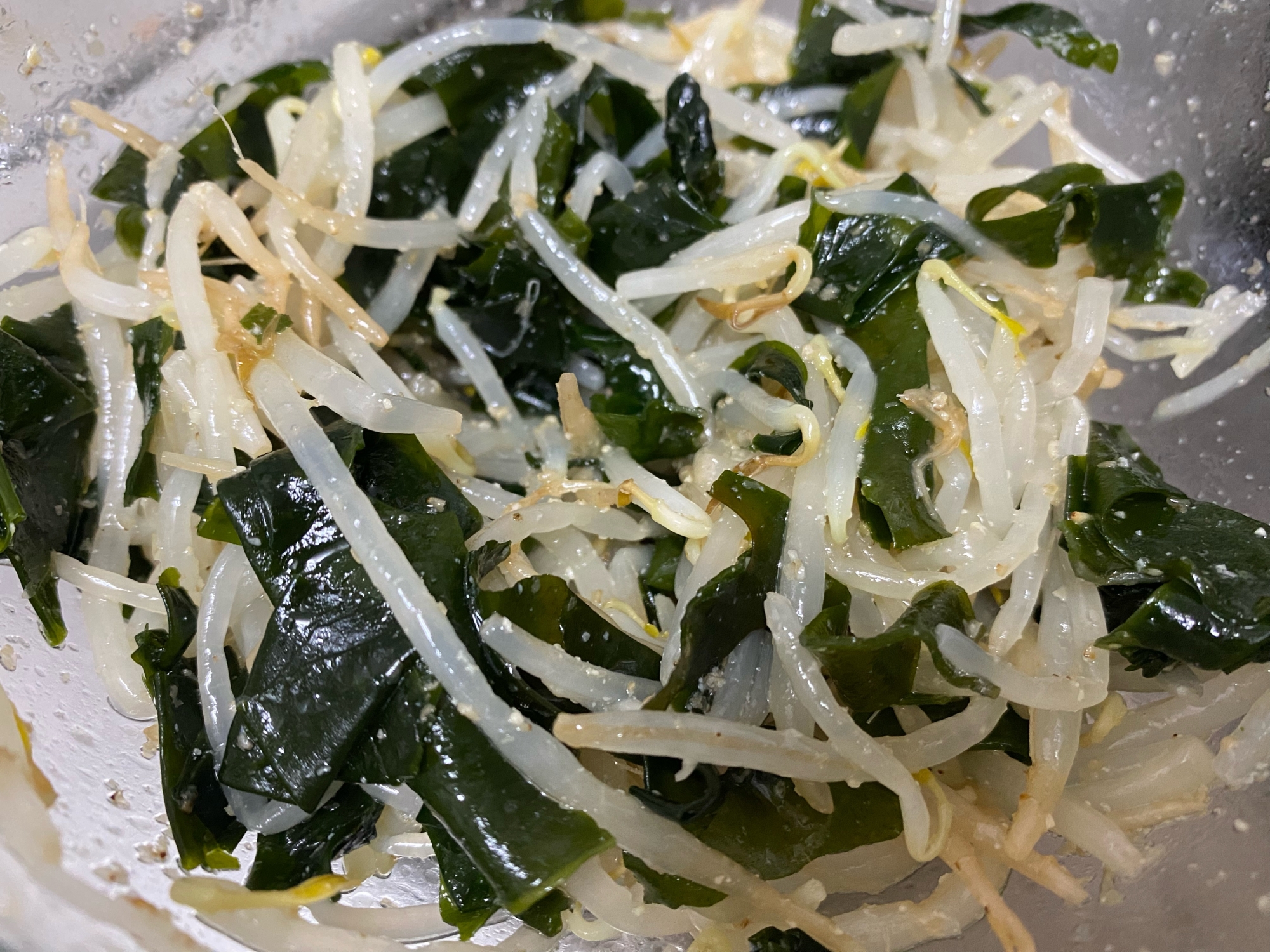 もやしとワカメのナムル