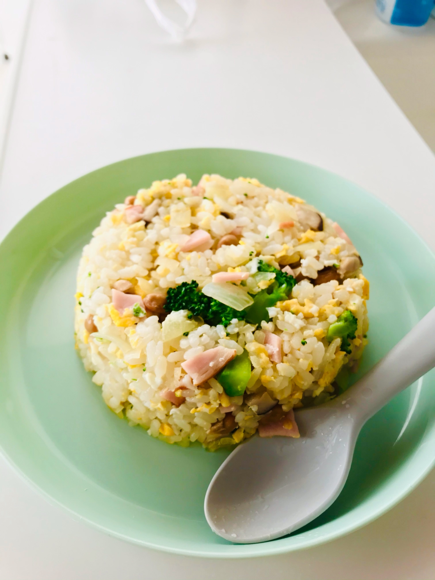 ✨2歳児の子供も喜ぶ✨薄味納豆チャーハン