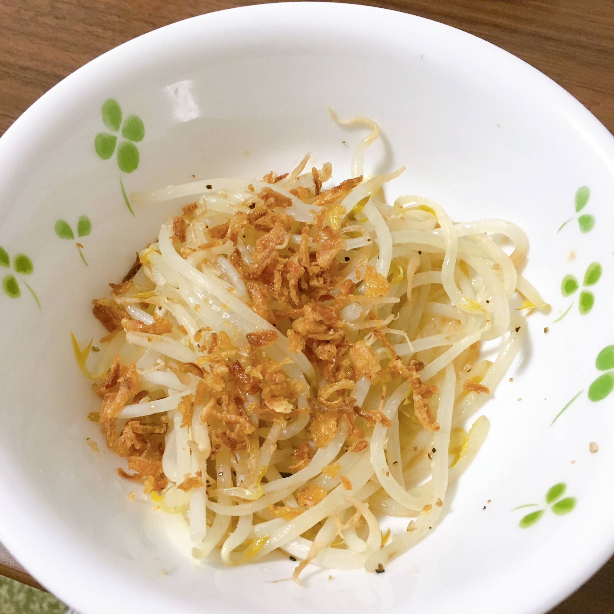 カリカリ もやしナムルのフライドオニオンのせ レシピ 作り方 By ぴよよん 楽天レシピ