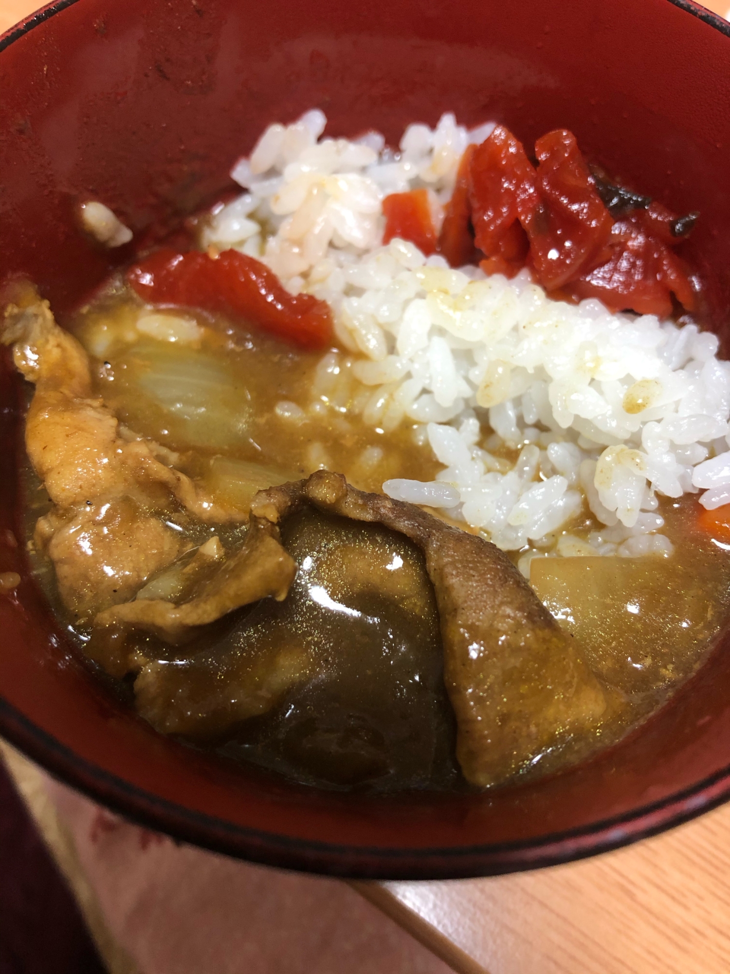 ピリ辛カレー