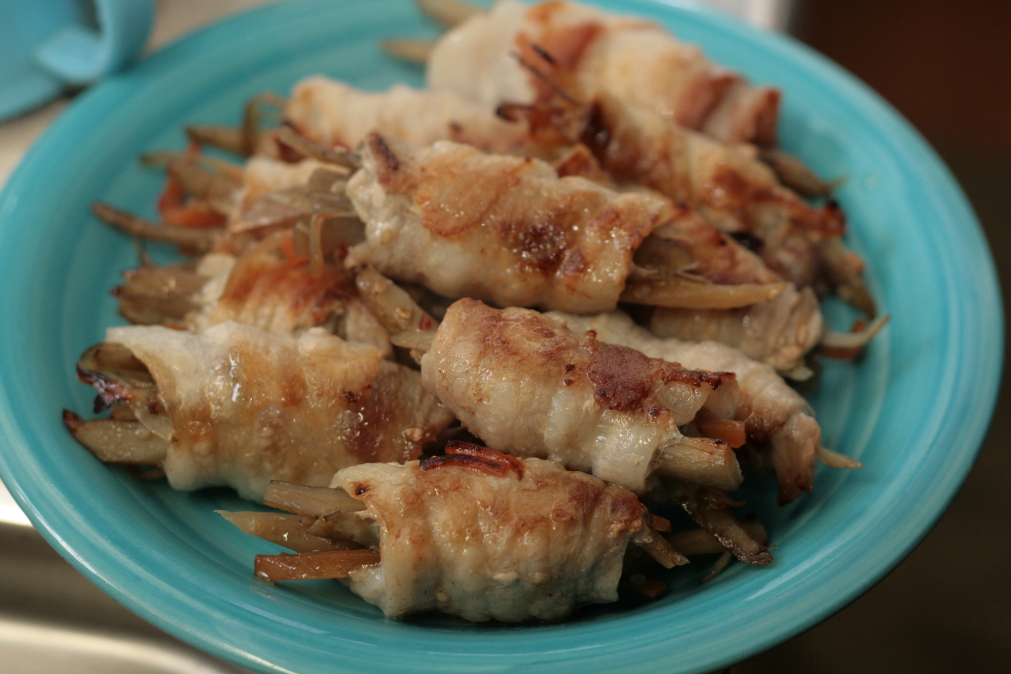 お弁当に!きんぴらごぼうの肉巻き