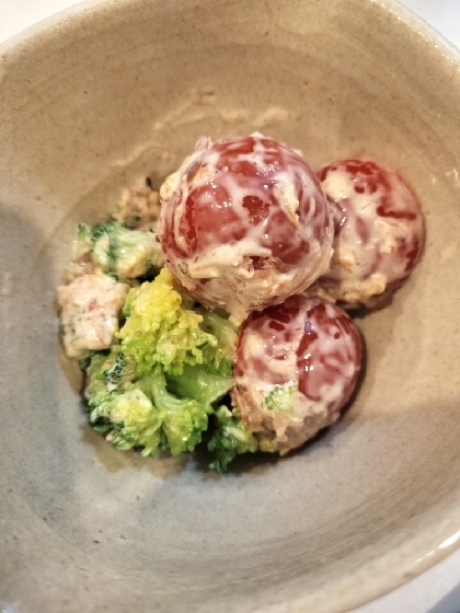 ツナとトマトとブロッコリーの中華和え＋＋