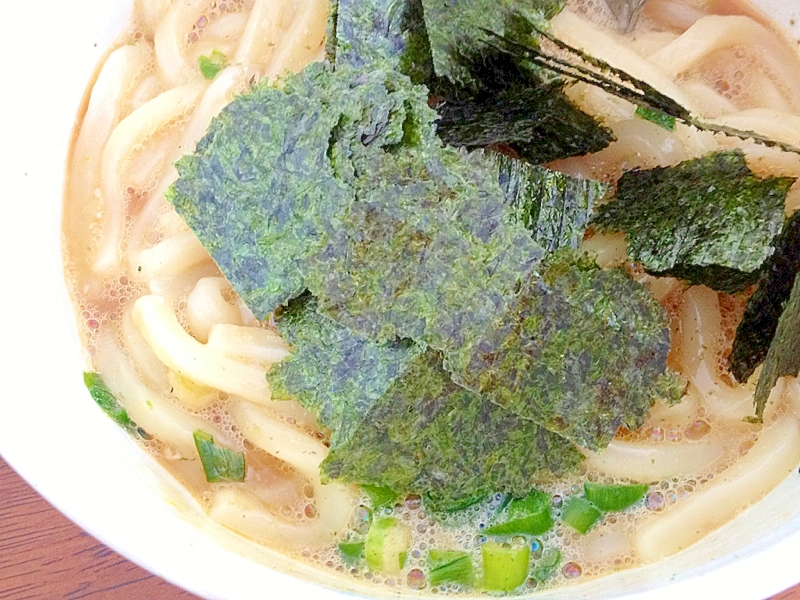 焼き海苔がけ釜玉