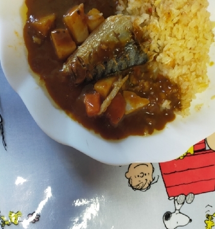 簡単に♪さばカレー