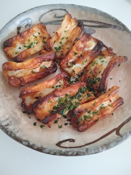 ちくわのマヨチーズ焼き