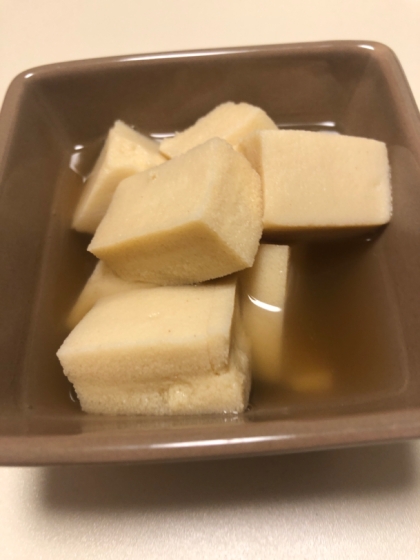 高野豆腐消費したくて作りました！ごちそうさまでした♪