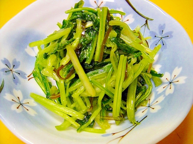 壬生菜と塩昆布の浅漬け