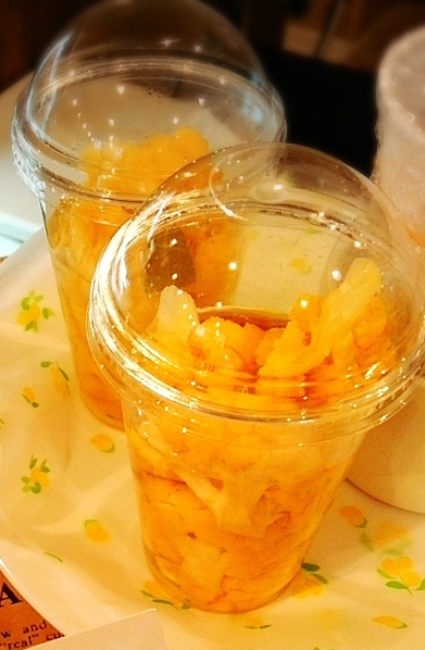 オレンジカリフラワーの甘酢漬け