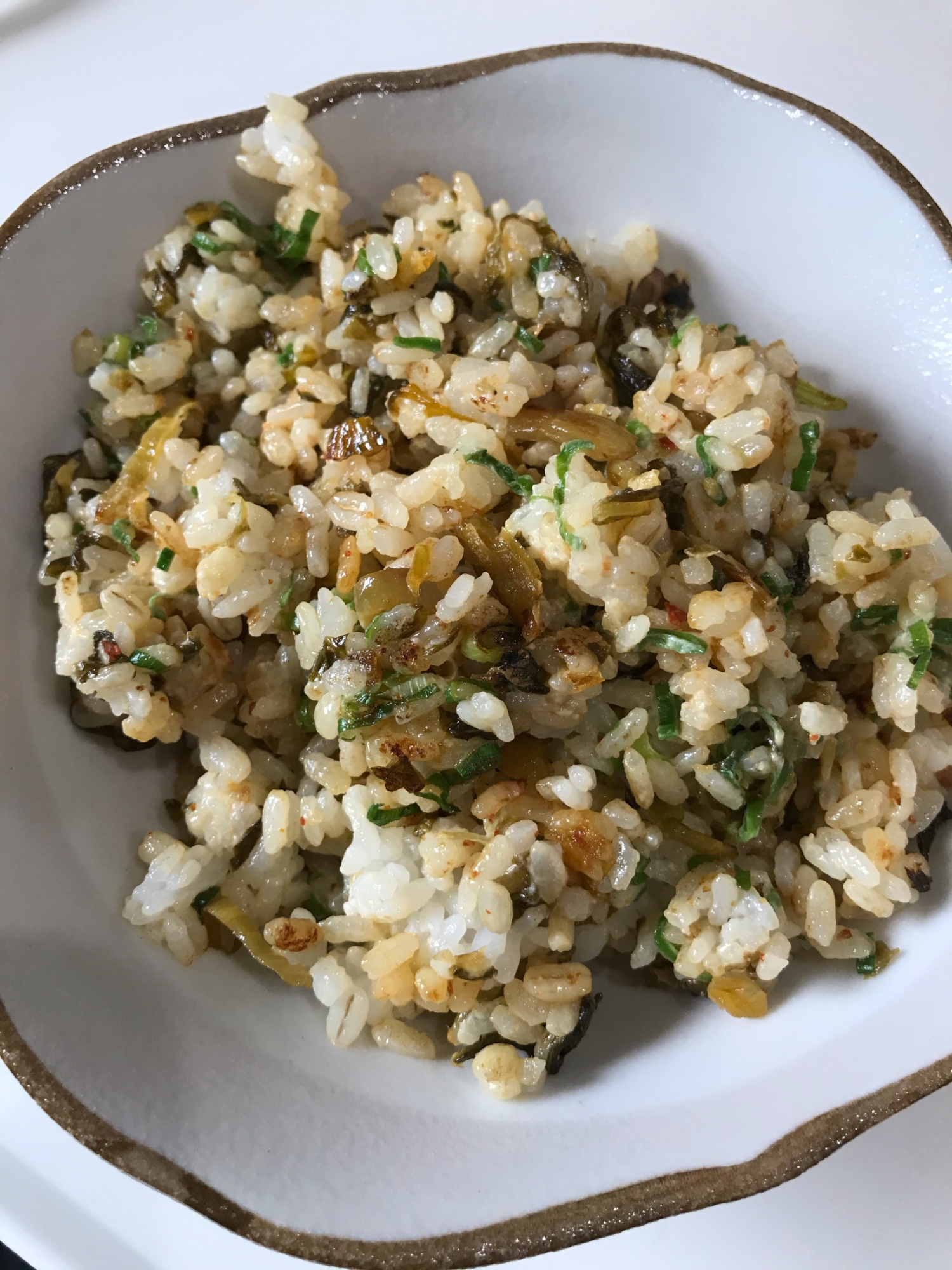 作り置き明太高菜チャーハン