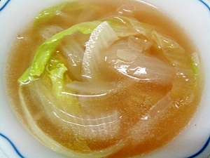レタスシャリシャリ中華スープ