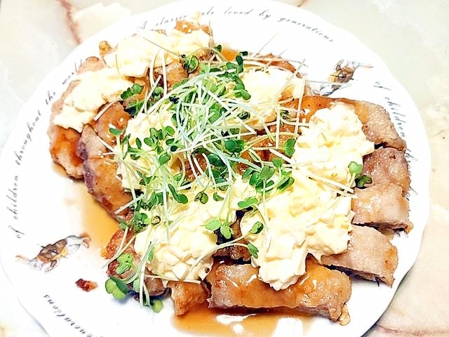 豚ロース肉で!チキンならぬポーク南蛮♪