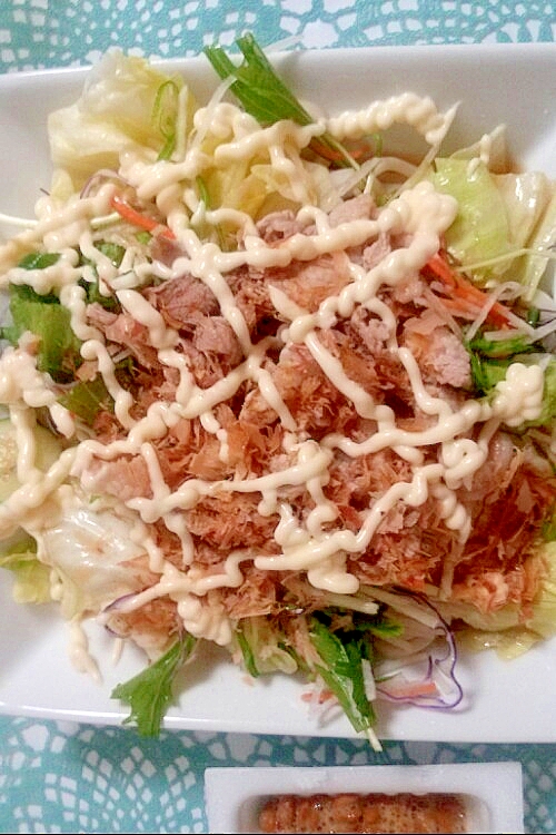 簡単 ランチにも ヘルシーサラダうどん レシピ 作り方 By Loyal38 楽天レシピ