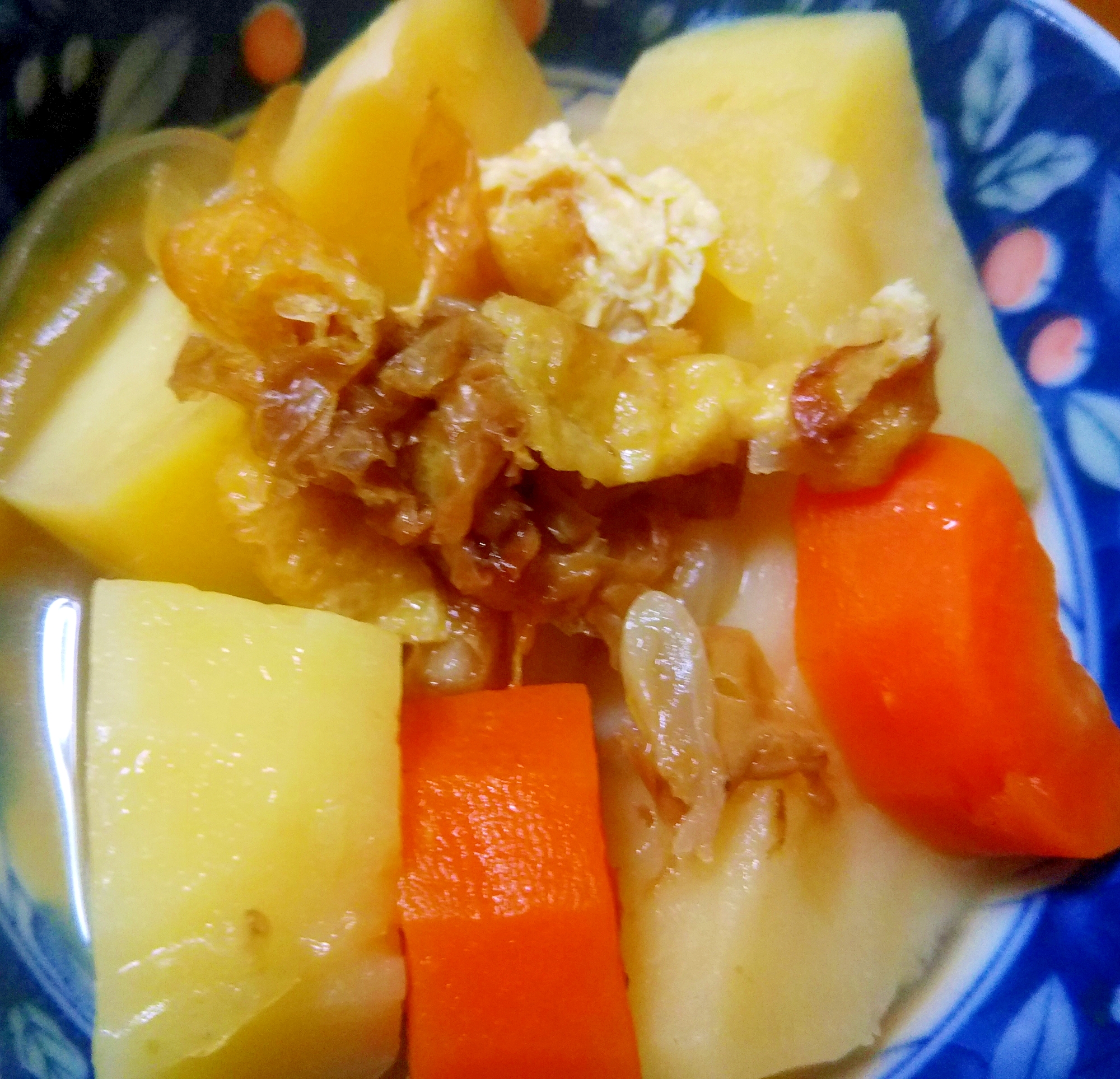 じゃが芋と油揚げのおかか煮