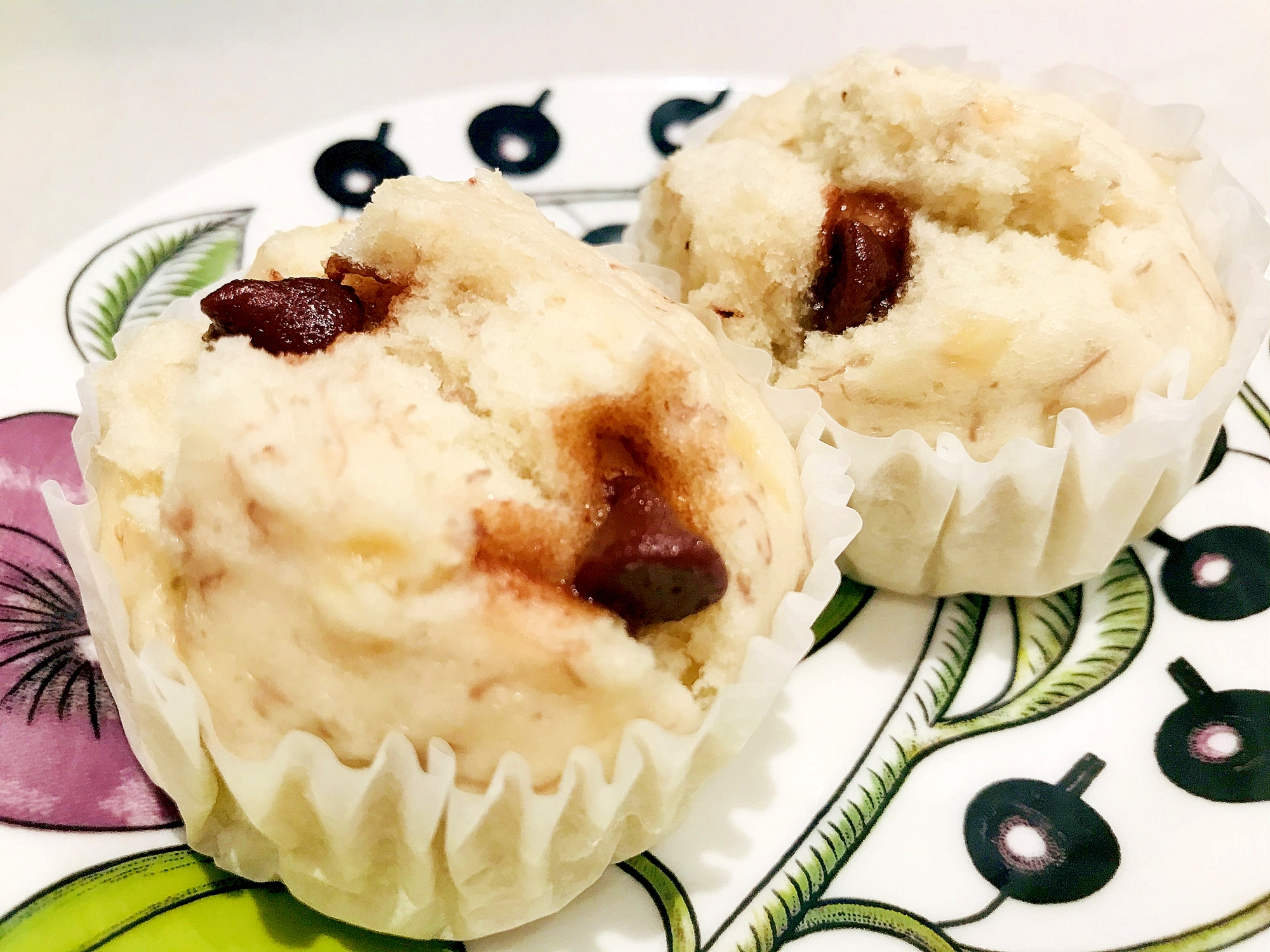 *卵、油不要!やさしい甘さのバナナ蒸しパン*