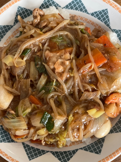 野菜たっぷり！ 八宝菜* 中華飯* 餡かけ焼きそば