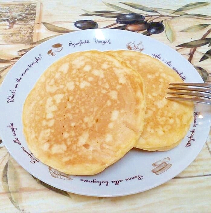 自家製生地の素朴なホットケーキ♡ホットプレートでも