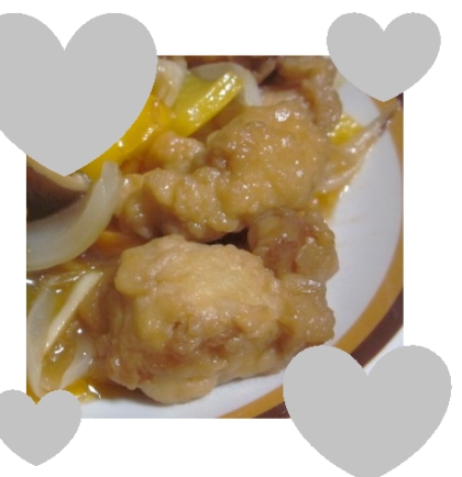 鶏の甘酢丼