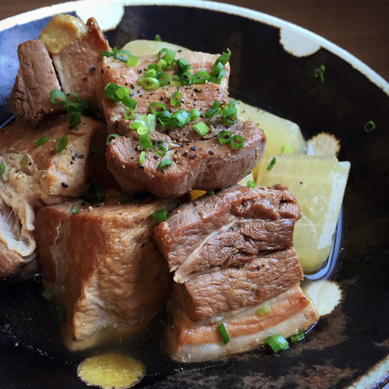 圧力鍋でお肉柔らか♡あっさり塩角煮♪