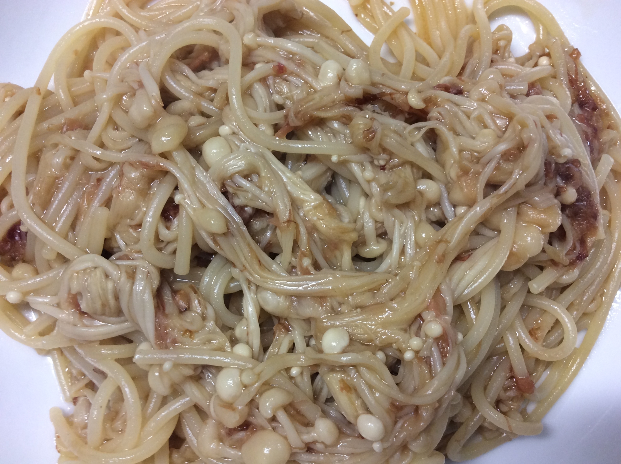 えのきのかつお節パスタ