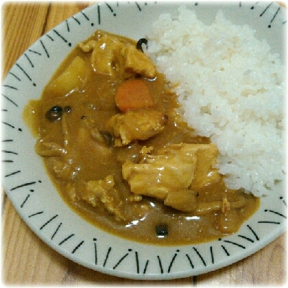 チキンと舞茸のカレー♪