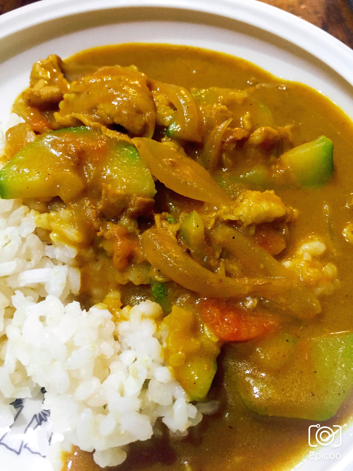 カレーの壺で簡単カロリー控えめ夏カレー