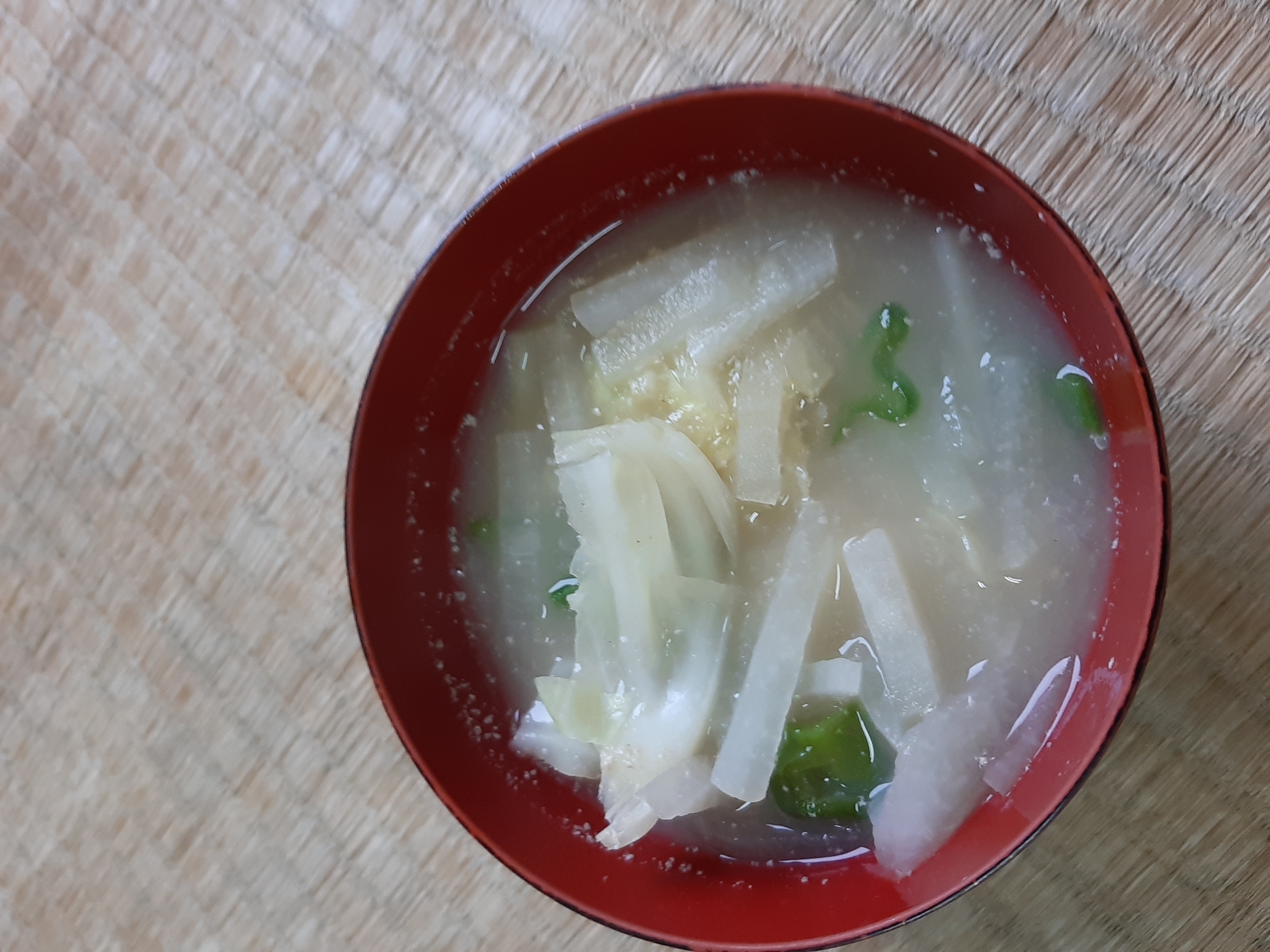 じゃがいも　大根　キャベツ　ピーマン　野菜スープ