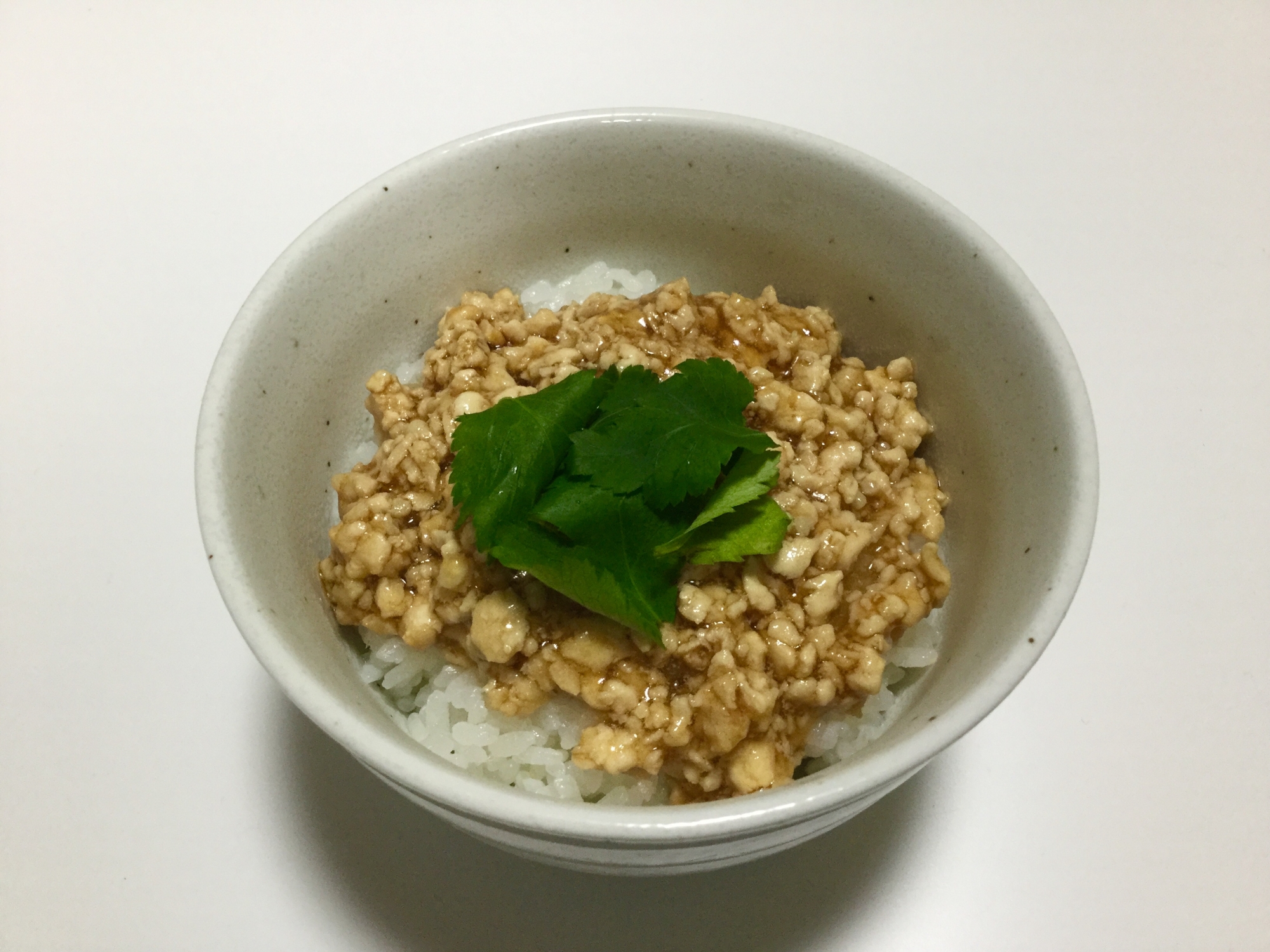 とりそぼろあんかけ丼