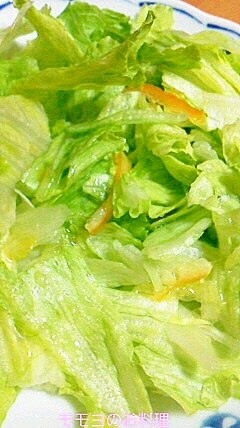 オレンジマーマレードでレタスサラダ レシピ 作り方 By 桃の香り 楽天レシピ