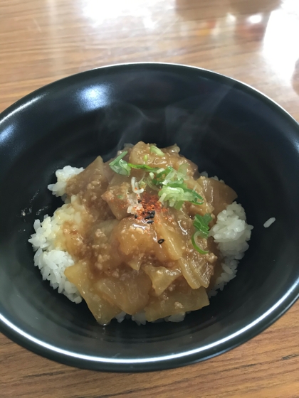 大根そぼろあんかけ丼