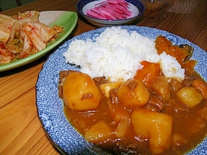 圧力鍋で和風鹿肉カレー