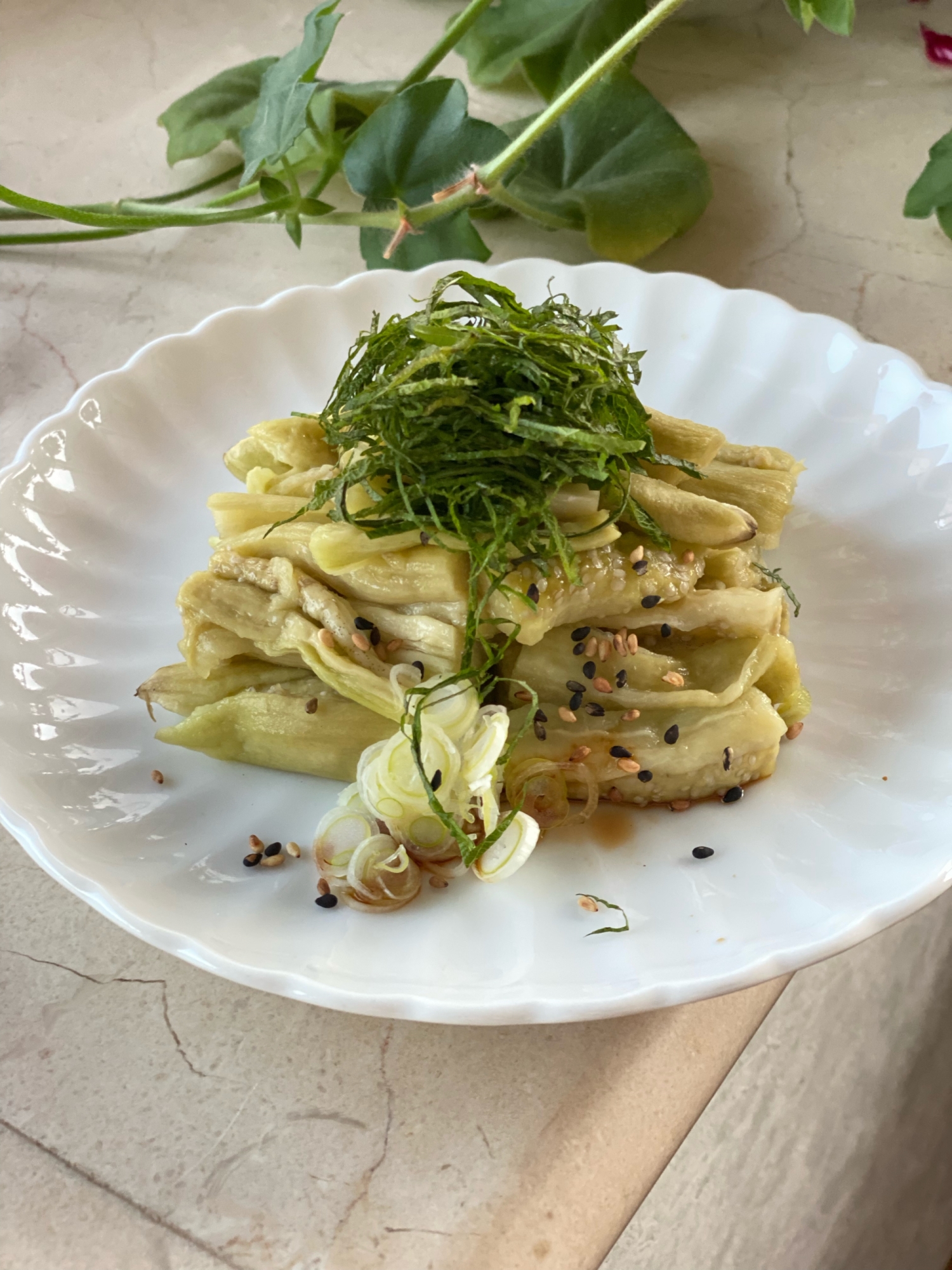 レンチン焼き茄子（焼いてはいない…）「電子レンジ」