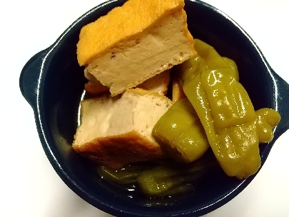 厚揚げ・なす・ししとうの煮びたし