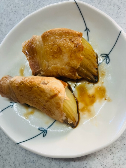 ご飯が進む！肉巻き玉ねぎ！