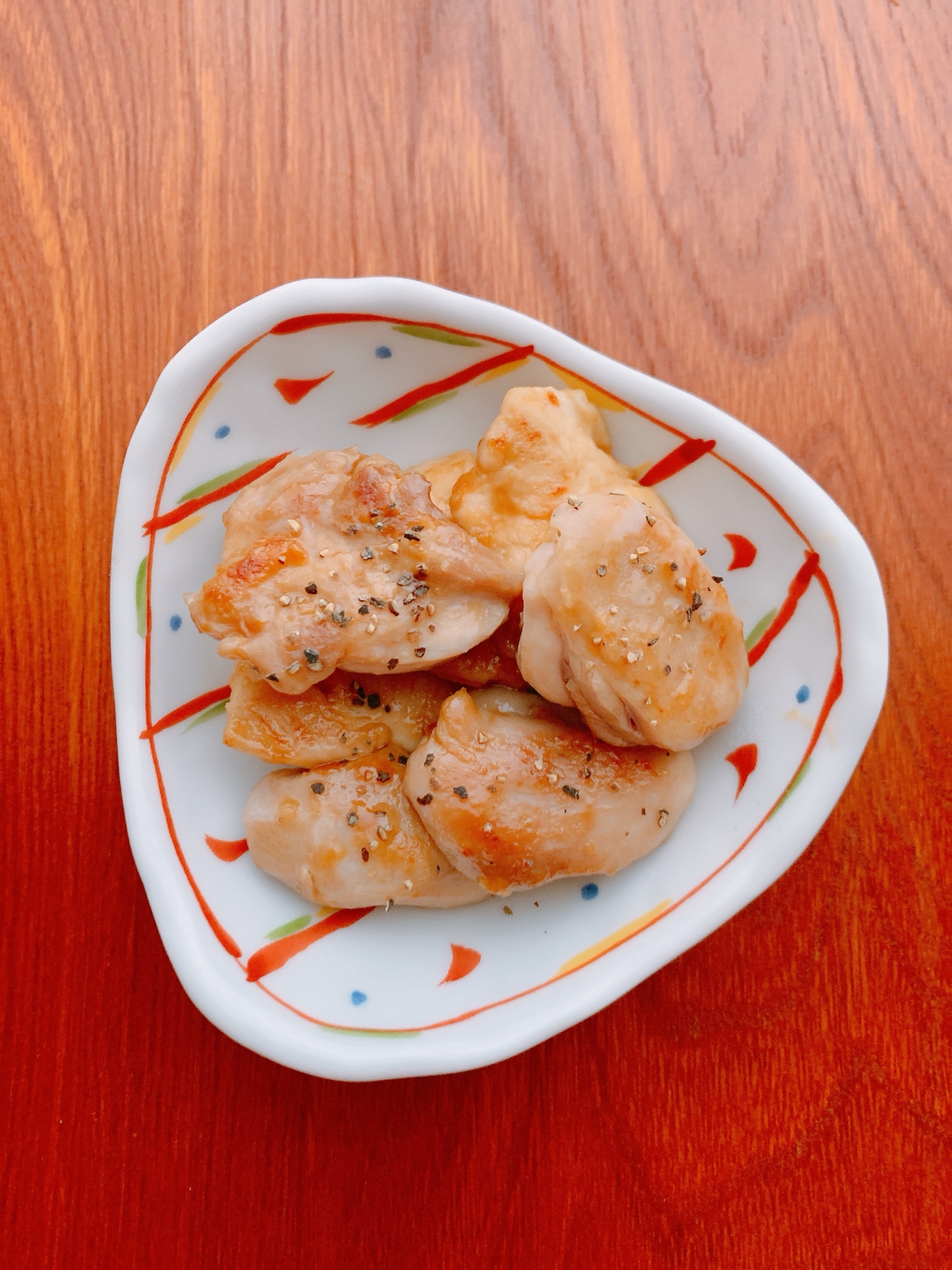 鶏もも肉の甘辛レモン焼き
