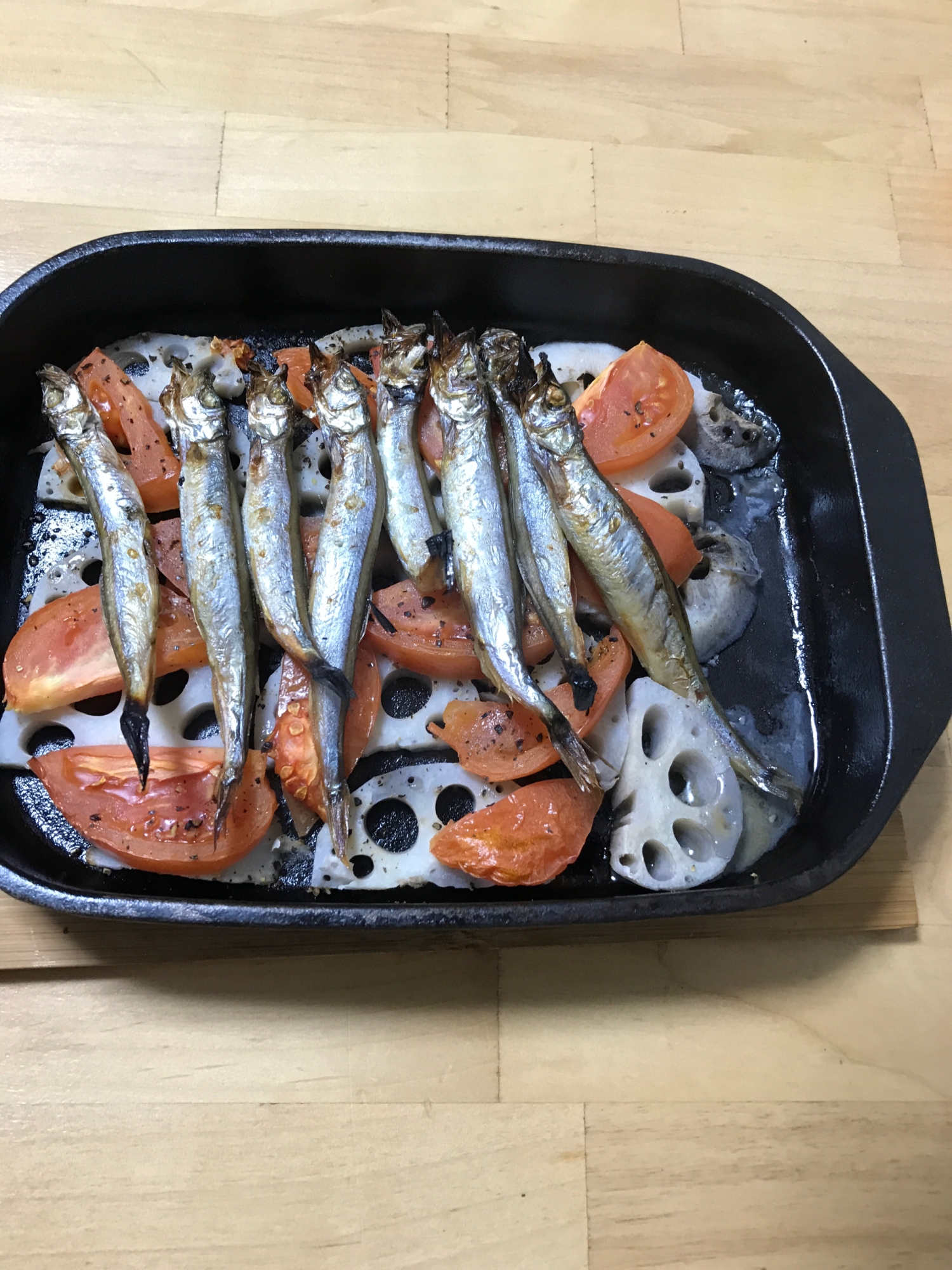 魚焼きグリルで シシャモと 野菜達 レシピ 作り方 By けけり 楽天レシピ