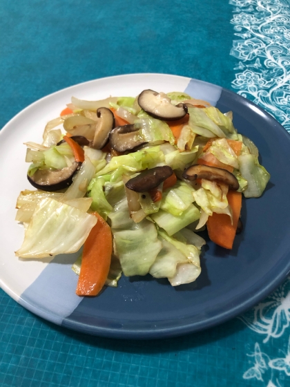 椎茸野菜炒め