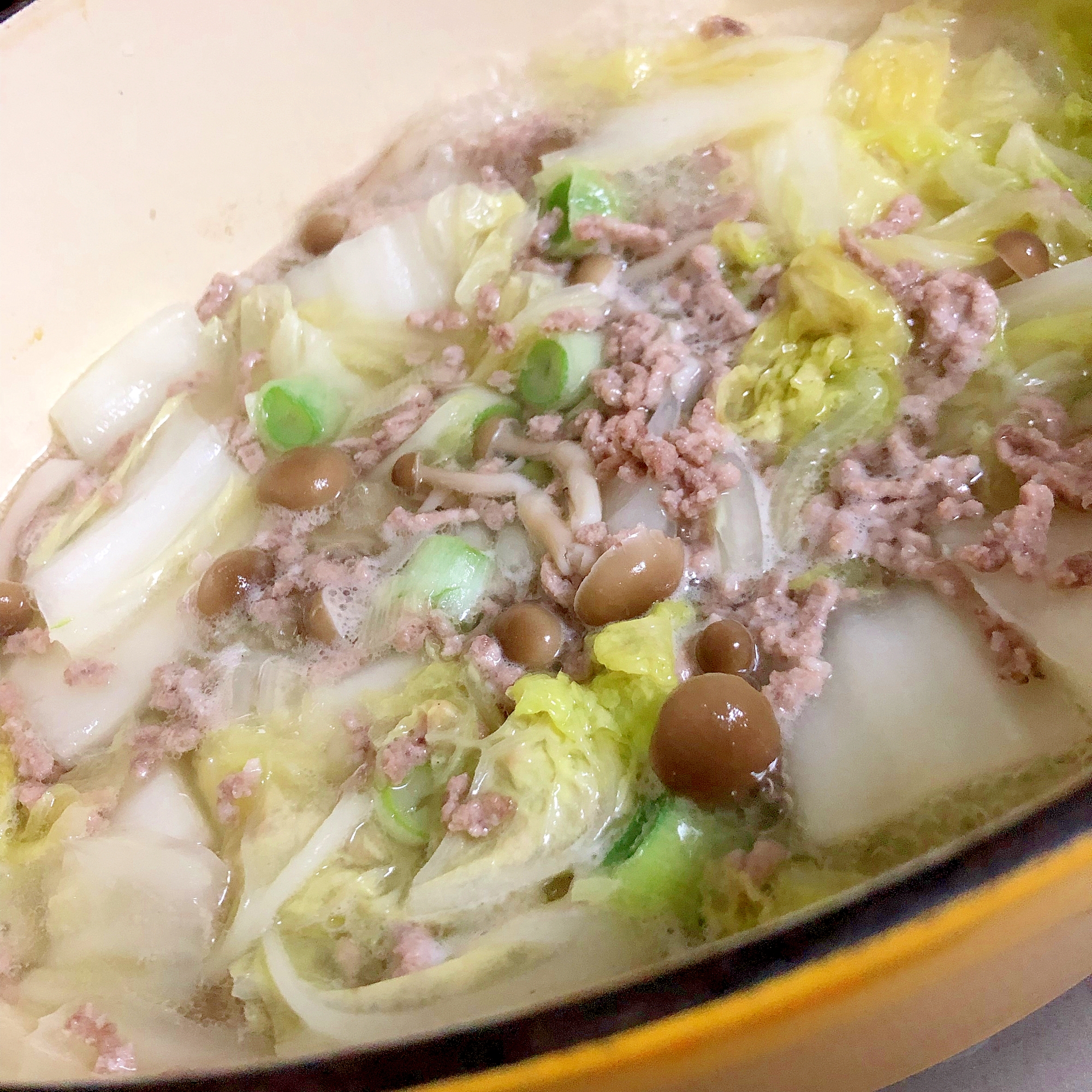 白菜としめじのスープ☆