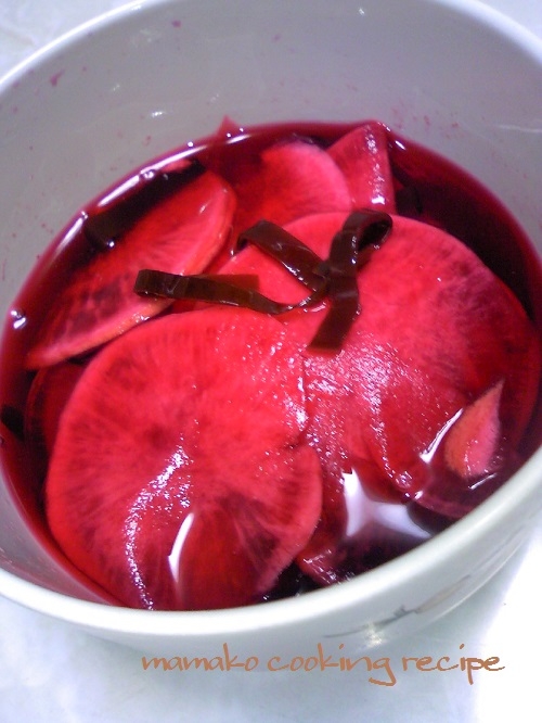 トロ~リDE鮮やか♡赤かぶのお漬けもの♡