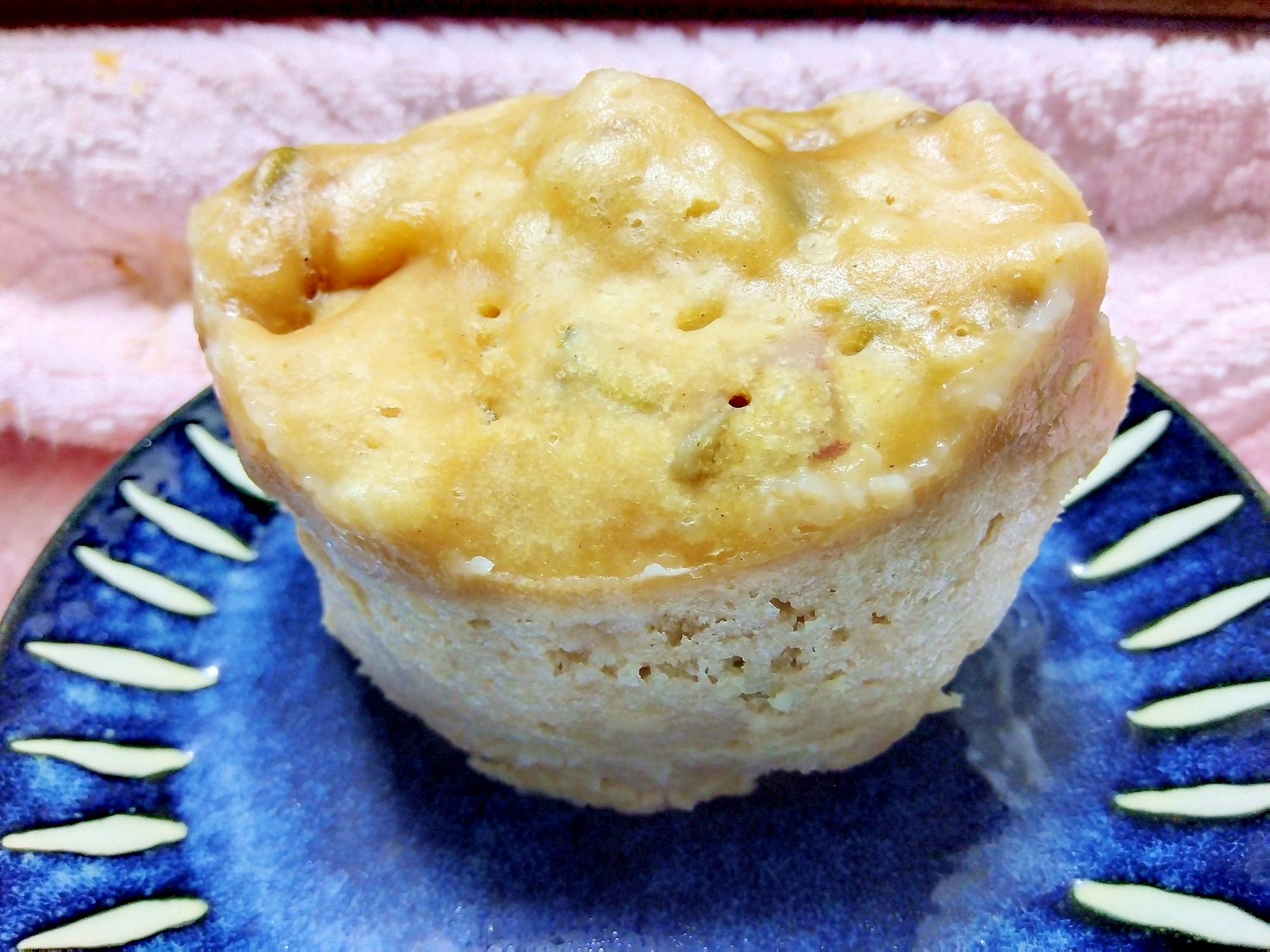 ナッツ＆シードたっぷり✿国産チーズの蒸しパン