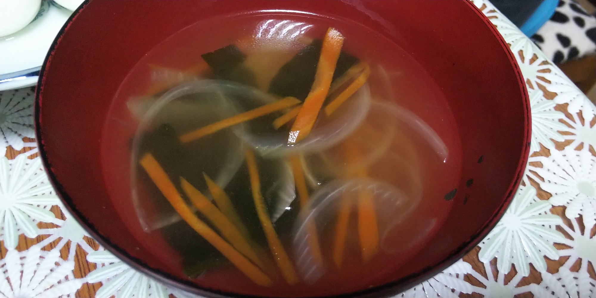 煮魚の煮汁を使ったスープ