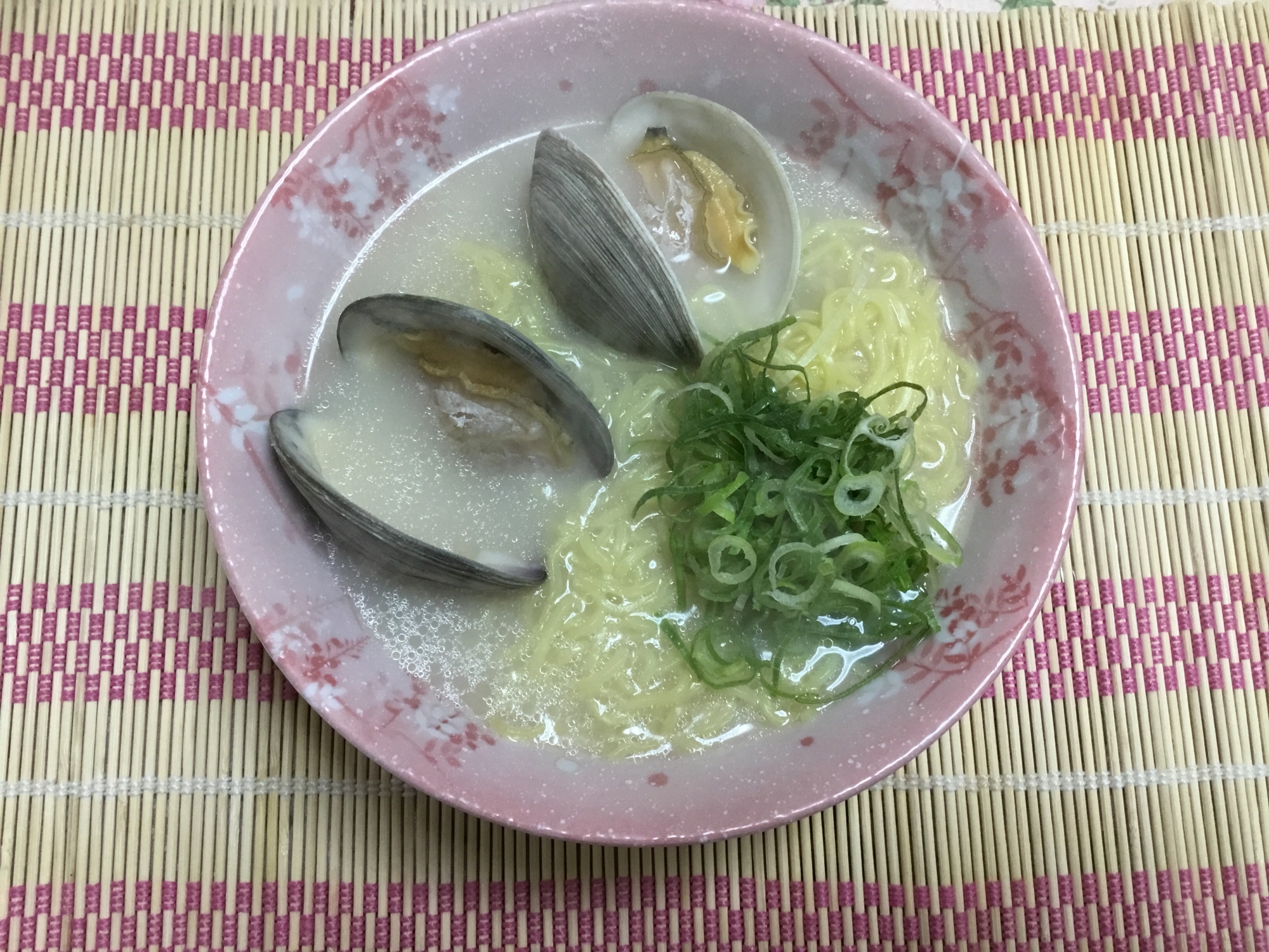 カルディもへじのはまぐりラーメン