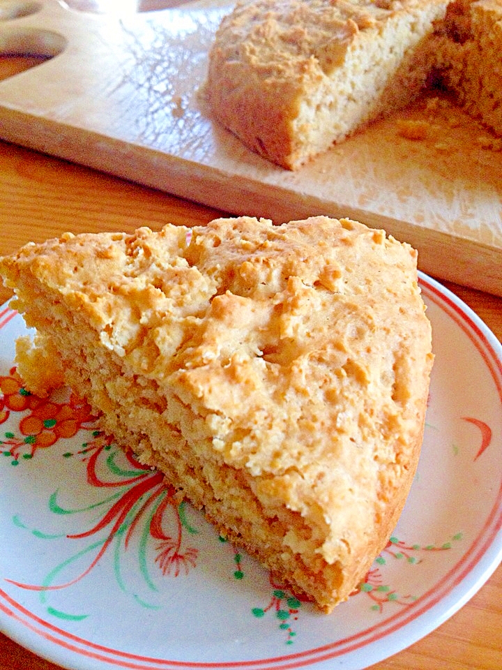 甘みは甘酒のみ！砂糖ゼロの甘酒ケーキ