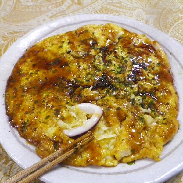 長芋イカキャベツ焼き