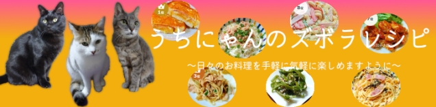 ズボラ料理模索屋うちにゃん